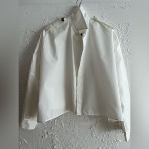 Kenzo Captain’s Full Cropped Blouse